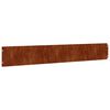vidaXL Lawn Edgings 10 pcs 15x103 cm Flexible Corten steel