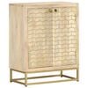 vidaXL Sideboard with 2 Doors 55x30x70 cm Solid Wood Mango