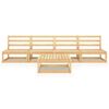 vidaXL 5 Piece Garden Lounge Set Solid Wood Pine