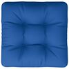 vidaXL Pallet Cushion Royal Blue 60x60x12 cm Fabric