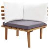 vidaXL 5 Piece Garden Lounge Set Solid Acacia Wood