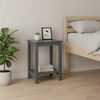 vidaXL Bedside Cabinet Dark Grey 35x30x47 cm Solid Pinewood