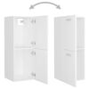 vidaXL Bathroom Furniture Set White Engineered Wood