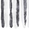 vidaXL Insect Curtain Grey and White 100x220 cm Chenille