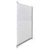 Plisse Blind 50x150cm White Pleated Blind