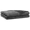 vidaXL Weighted Blanket Anthracite 137 x 200 cm 10 kg 100% Cotton 205T