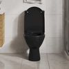 vidaXL Soft-close Toilet Seat with Quick-release Design Black