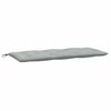 vidaXL Garden Bench Cushions 2 pcs Melange Light Grey 120x50x7 cm Fabric