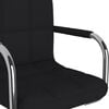 vidaXL Dining Chair Black Fabric