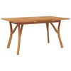 vidaXL 5 Piece Garden Dining Set Solid Wood Acacia
