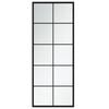vidaXL Wall Mirrors 2 pcs Black 100x40 cm Metal