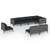vidaXL Garden Lounge Set | Dark grey