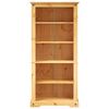 vidaXL 5-Tier Bookcase Mexican Pine Corona Range 80x40x170 cm