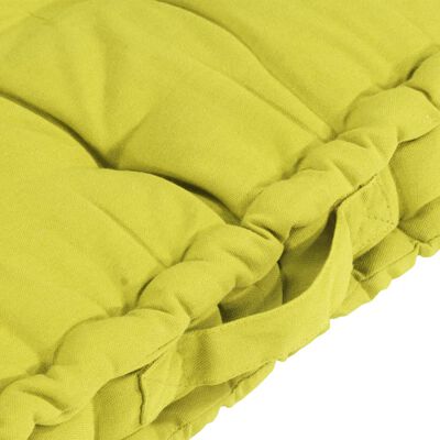 vidaXL Pallet Floor Cushions 3 pcs Apple Green Cotton