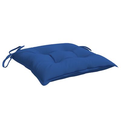 vidaXL Chair Cushions 2 pcs Blue 50x50x7 cm Oxford Fabric