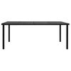 vidaXL 7 Piece Outdoor Dining Set Steel Anthracite