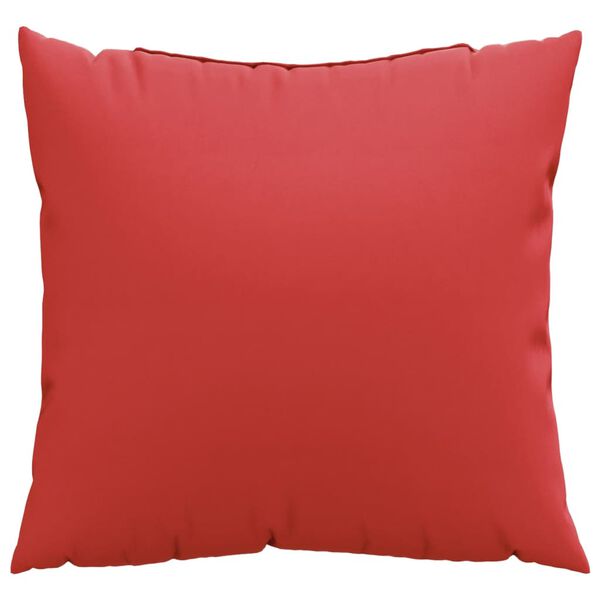 vidaXL Throw Pillows 4 pcs Red 40x40 cm Fabric