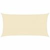 vidaXL Sunshade Sail 160 g/m&sup2; Cream 2x3.5 m HDPE