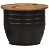 vidaXL Coffee Table Black 50x39,5 cm Solid Wood Reclaimed
