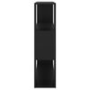 vidaXL Book Cabinet Room Divider Black 100x24x94 cm
