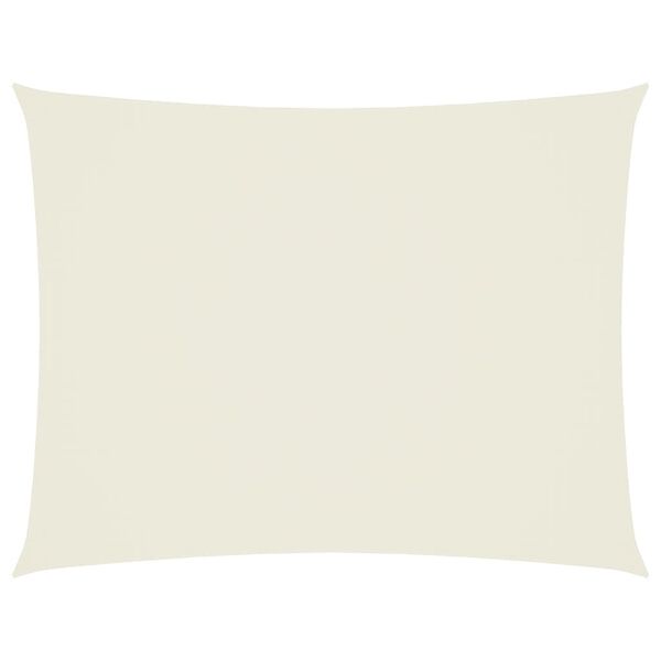 vidaXL Sunshade Sail Oxford Fabric Rectangular 3x4.5 m Cream