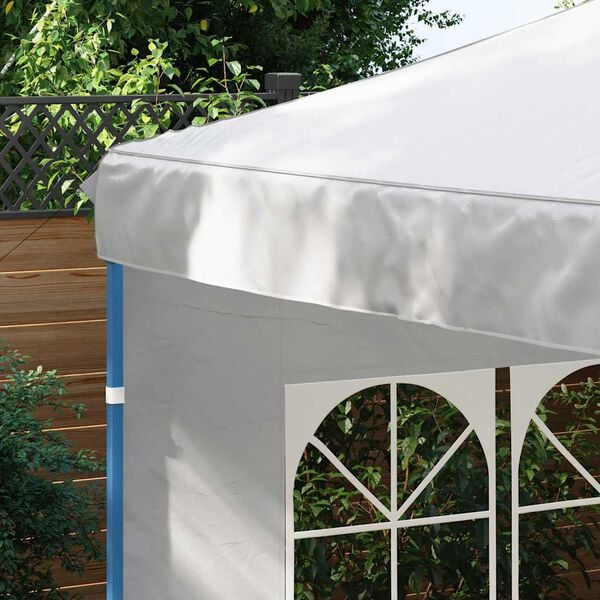 vidaXL Party Tent Sidewall 2 pcs with Window PE White