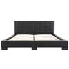 vidaXL Bed Frame without Mattress Black Faux Leather 200x160 cm