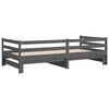 vidaXL Pull-out Day Bed without Mattress Grey 2x(90x200)cm