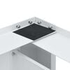 vidaXL Double Washing and Drying Machine Pedestal with Drawers White
