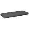 vidaXL Pallet Cushions 2 pcs Anthracite Fabric