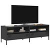 vidaXL TV Cabinet Black 135x39x43.5 cm Cold-rolled Steel