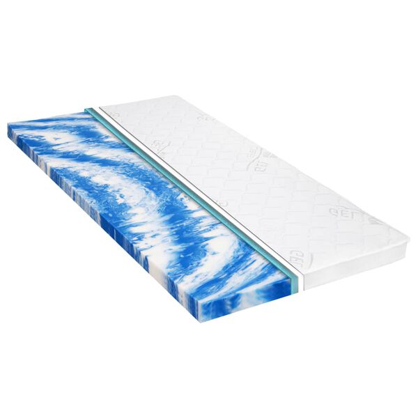 vidaXL Mattress Topper 180x200 cm Gel Foam 7 cm