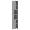 vidaXL Bathroom Cabinet Concrete Grey 30x30x183.5 cm Engineered Wood