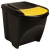 vidaXL Stackable Dustbins 4 pcs Anthracite 100 L