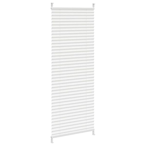 Plisse Blind 40x125cm White Pleated Blind