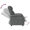 vidaXL Recliner Chair Dark Grey Fabric