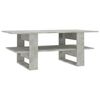 vidaXL Coffee Table Concrete Grey 110x55x42 cm Engineered Wood