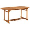 vidaXL Dining Table | Various wood shades | Solid Acacia Wood | 180x90x75 cm
