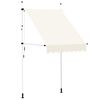 vidaXL Manual Retractable Awning 150 cm Cream