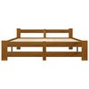 vidaXL Bed Frame without Mattress Honey Brown Solid Pine Wood 140x200cm