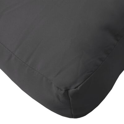 vidaXL Pallet Cushions 2 pcs Black Oxford Fabric