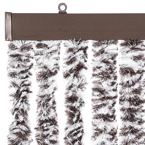 vidaXL Insect Curtain Brown and Beige 56x200 cm Chenille