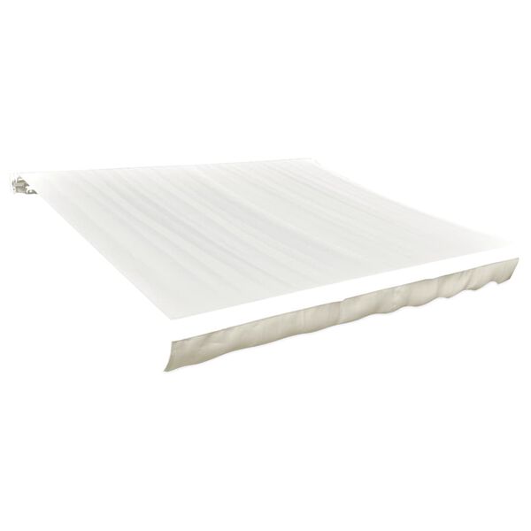 vidaXL Awning Top Sunshade Canvas Cream 4.5x3 m