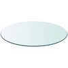 vidaXL Table Top Tempered Glass Round 500 mm