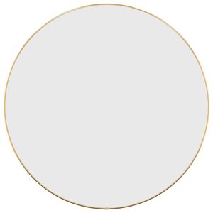 vidaXL Wall Mirror Gold &Oslash; 60 cm Round