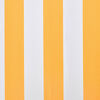 vidaXL Awning Top Sunshade Canvas Sunflower Yellow & White 3x2.5m