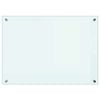 vidaXL Kitchen Backsplash Milk 70 x 50 cm Tempered Glass