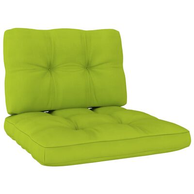 vidaXL Garden Chair with Bright Green Cushions Impregnated Pinewood