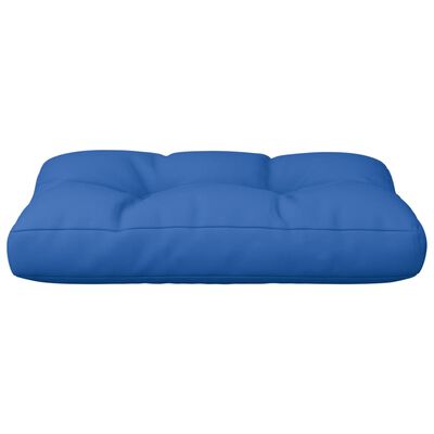 vidaXL Pallet Cushion Royal Blue 60x40x12 cm Fabric
