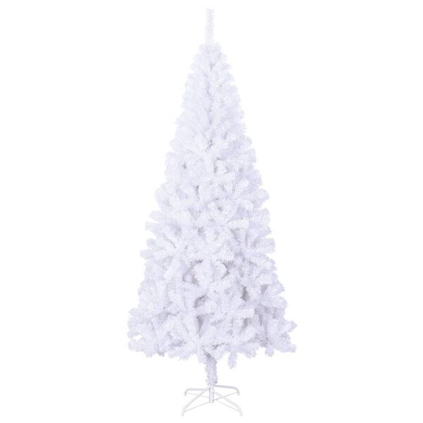 vidaXL Artificial Christmas Tree with Steel Stand 210 cm 910 Branches